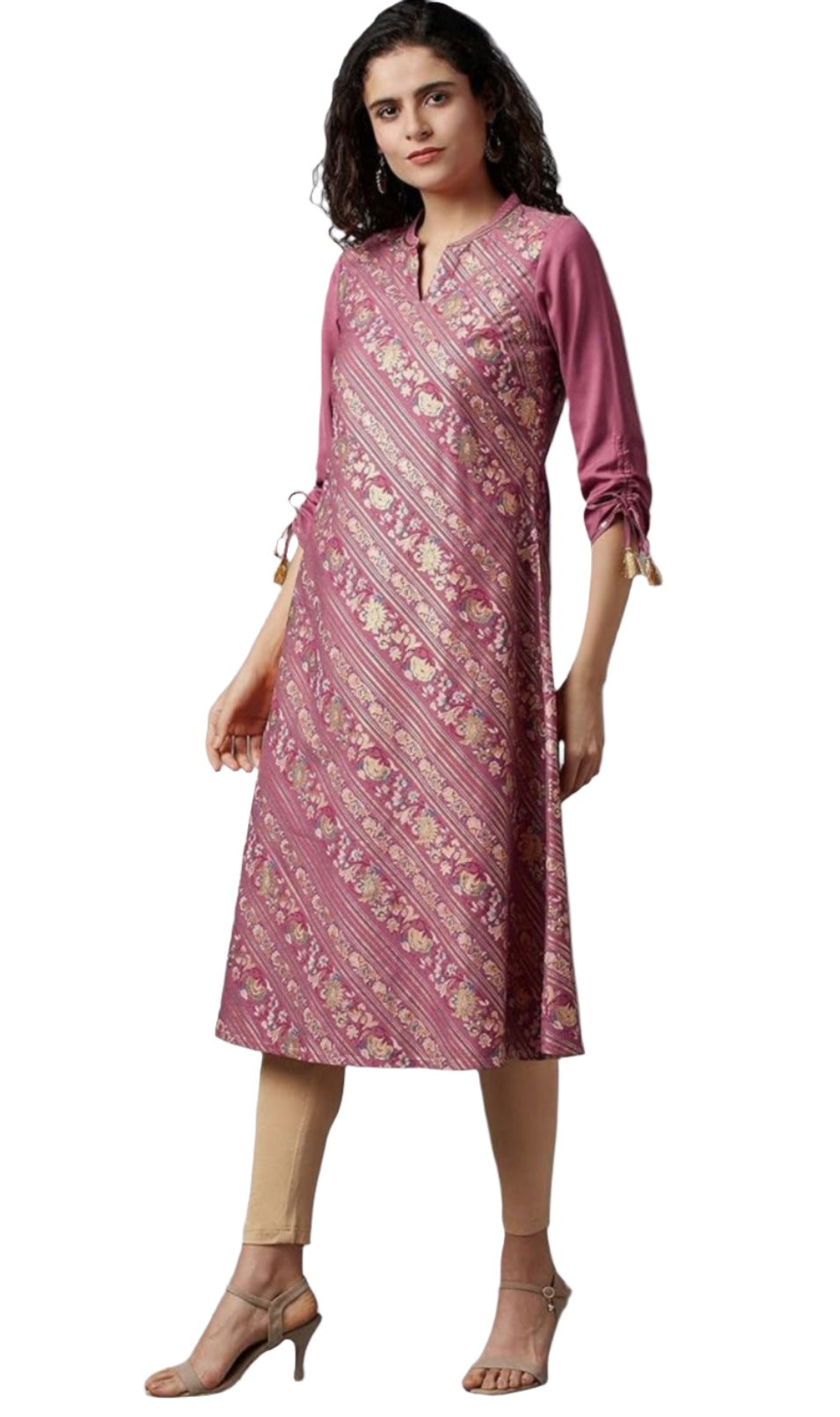 Women's Soft Silk Loose Kurta