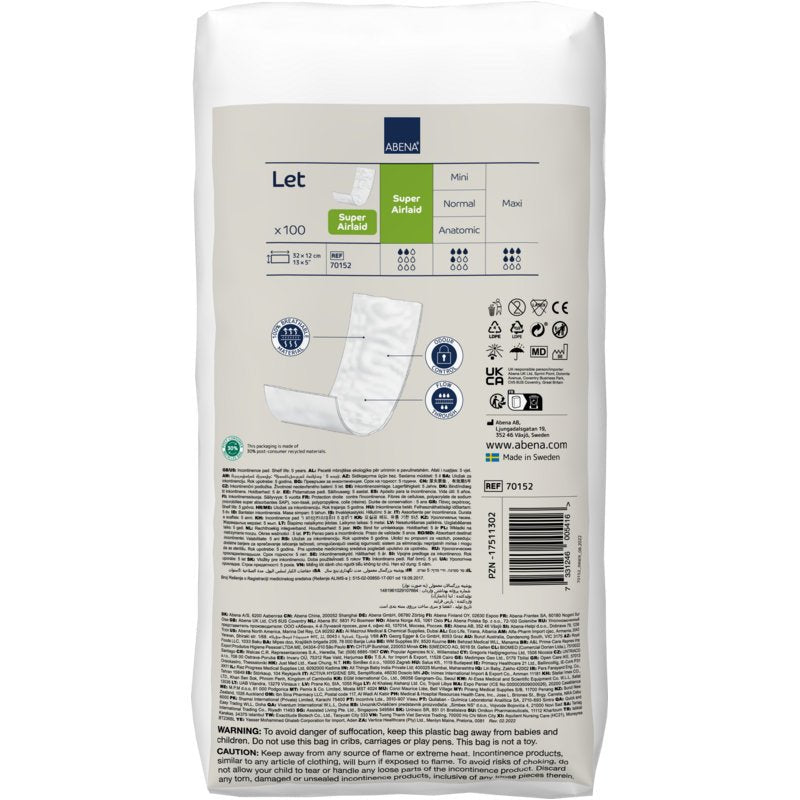 ABENA Let Super Airlaid | Packung (100 Stück)