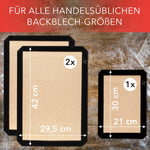 Backmatte aus Silikon - 3er Set Namma Markt