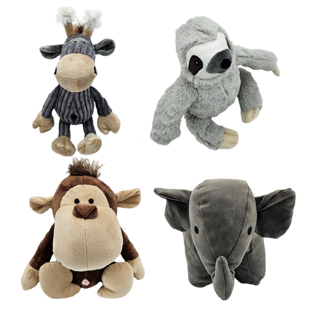 Türstopper Giraffe Faultier Elefant Affe Tiere Türpuffer Creme Grau schwer Boden