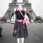Kuschelige Pudel Handtasche | 32 x 19 x 10 cm - Rosa
