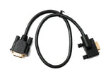 D Sub15 Kabel 50 cm HD VGA 15 Pin Stecker zu Stecker DB15 Winkel Left Angled | System-S