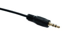 Audio Klinke Kabel 180 cm 3,5 mm TRS Stecker zu Stecker Winkel AUX Schwarz | System-S