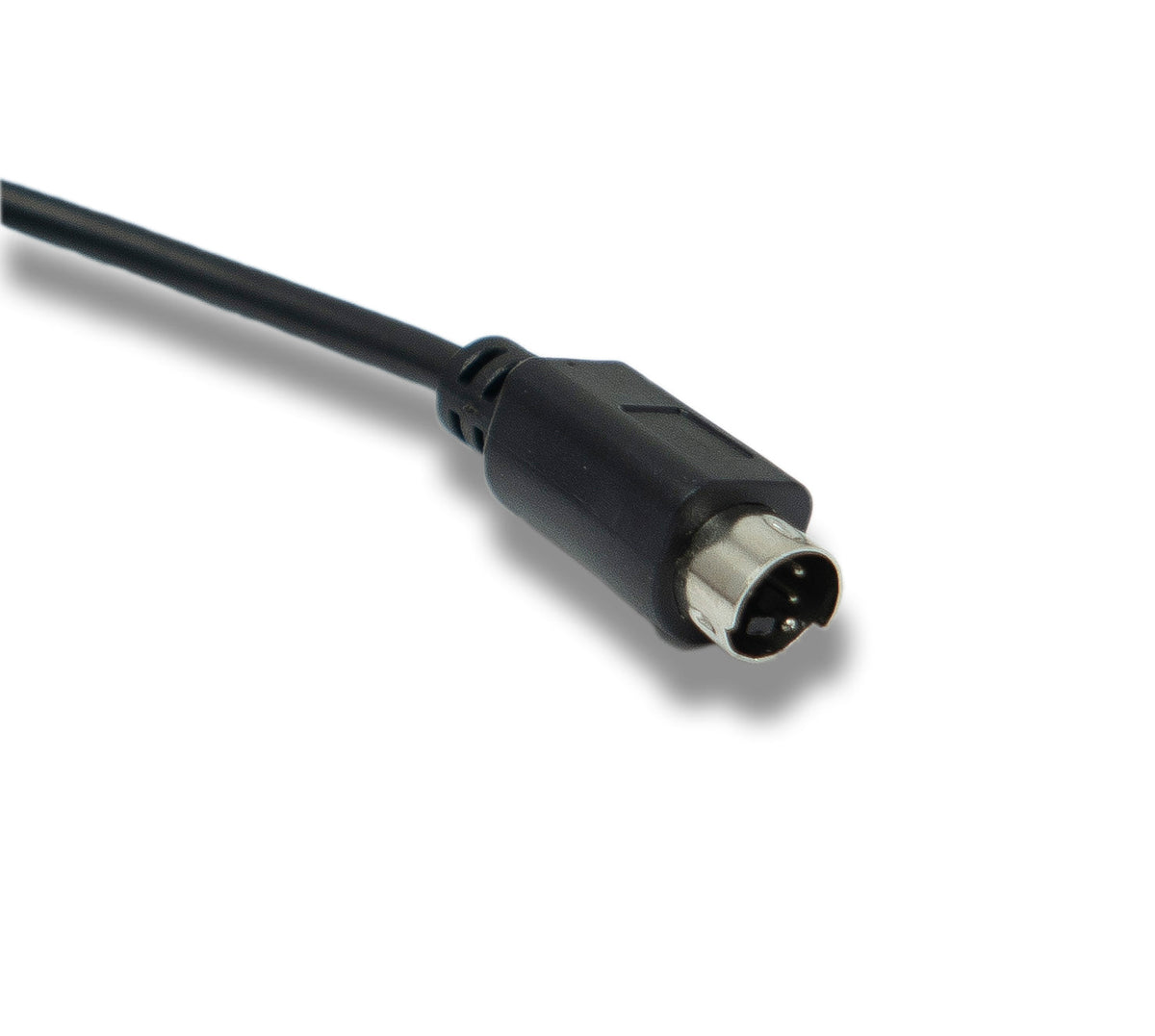 S-Video Kabel 50 cm Din 4 Pin Stecker zu Stecker in Schwarz | System-S