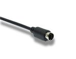 S-Video Kabel 3 m Din 4 Pin Stecker zu Stecker in Schwarz | System-S