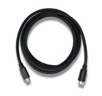 S-Video Kabel 180 cm Din 6 Pin Stecker zu Stecker in Schwarz | System-S