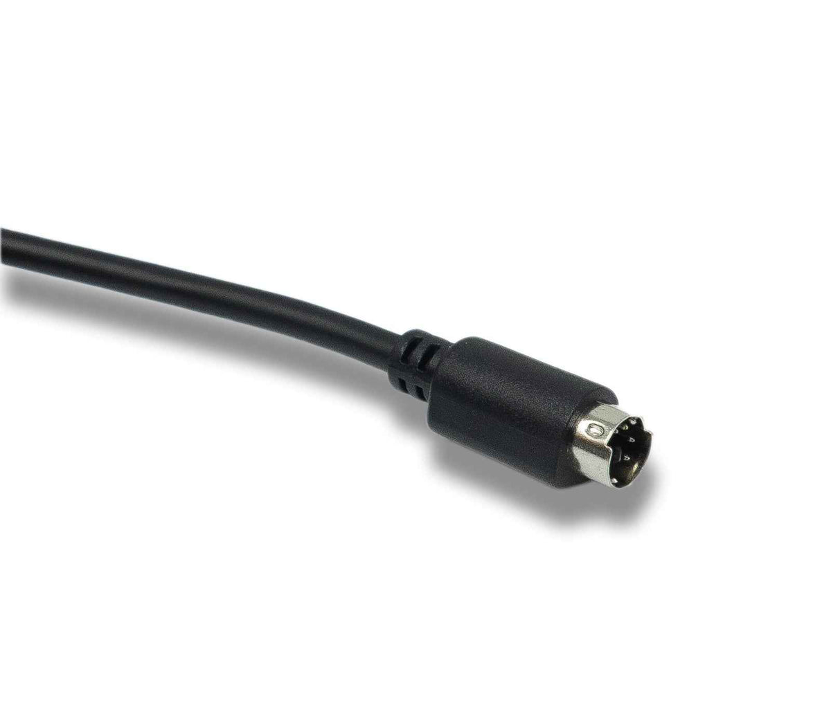S-Video Kabel 180 cm Din 6 Pin Stecker zu Stecker in Schwarz | System-S