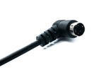 S-Video Kabel 50 cm Din 4 Pin Stecker zu Stecker Dual Winkel | System-S