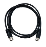 S-Video Kabel 150 cm Din 6 Pin Stecker zu Stecker Schwarz | System-S