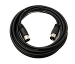 S-Video Kabel 3 m Din 3 Pin Stecker zu Stecker Schwarz | System-S