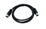 S-Video Kabel 150 cm Din 4 Pin Stecker zu Stecker Schwarz | System-S