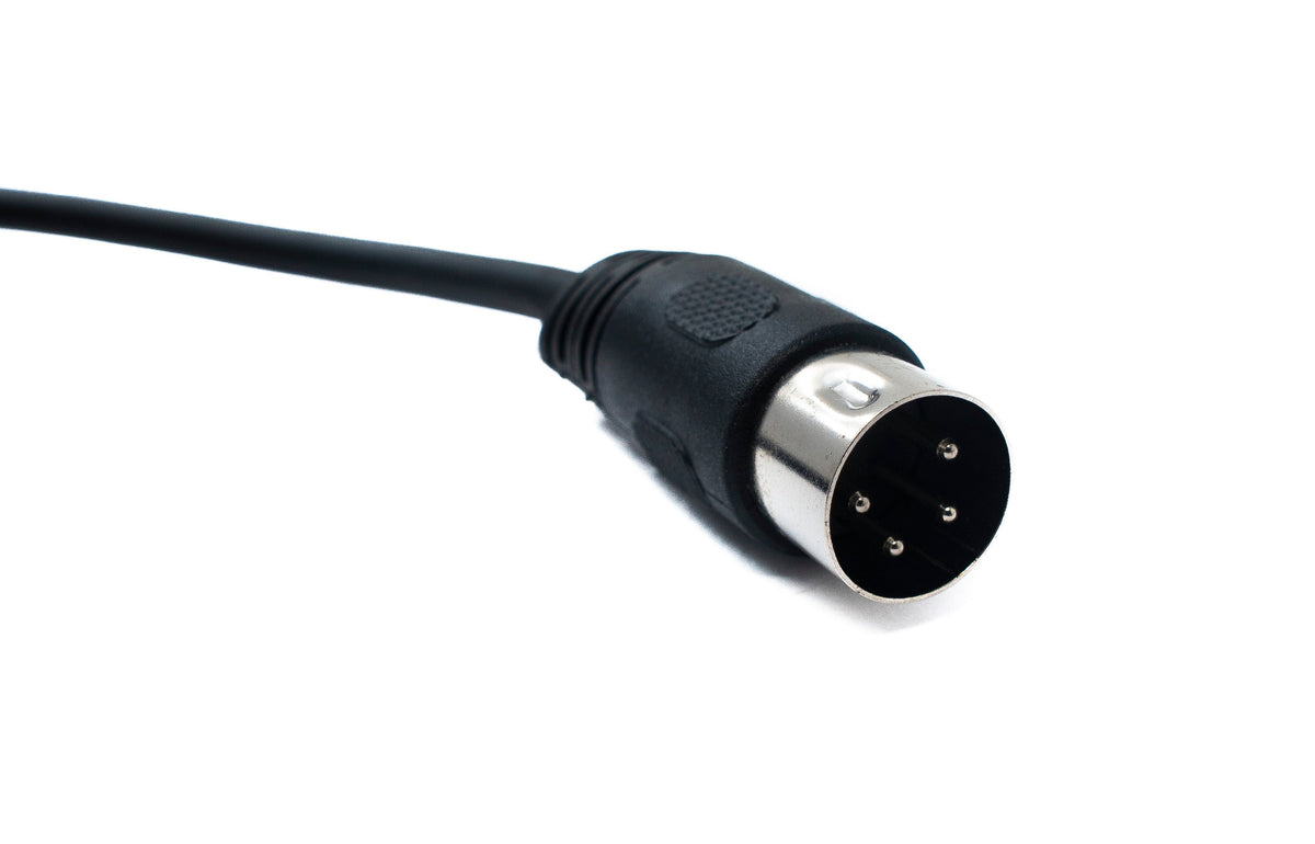 S-Video Kabel 150 cm Din 4 Pin Stecker zu Stecker Schwarz | System-S