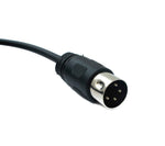S-Video Kabel 3 m Din 4 Pin Stecker zu Stecker Schwarz | System-S