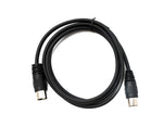 S-Video Kabel 150 cm Din 5 Pin Stecker zu Stecker Schwarz | System-S