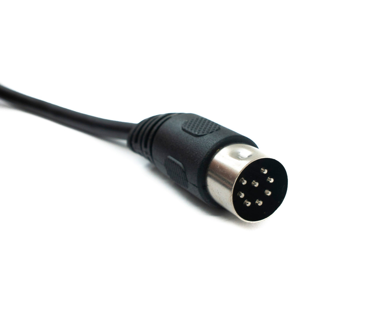 S-Video Kabel 150 cm Din 8 Pin Stecker zu Stecker Schwarz | System-S