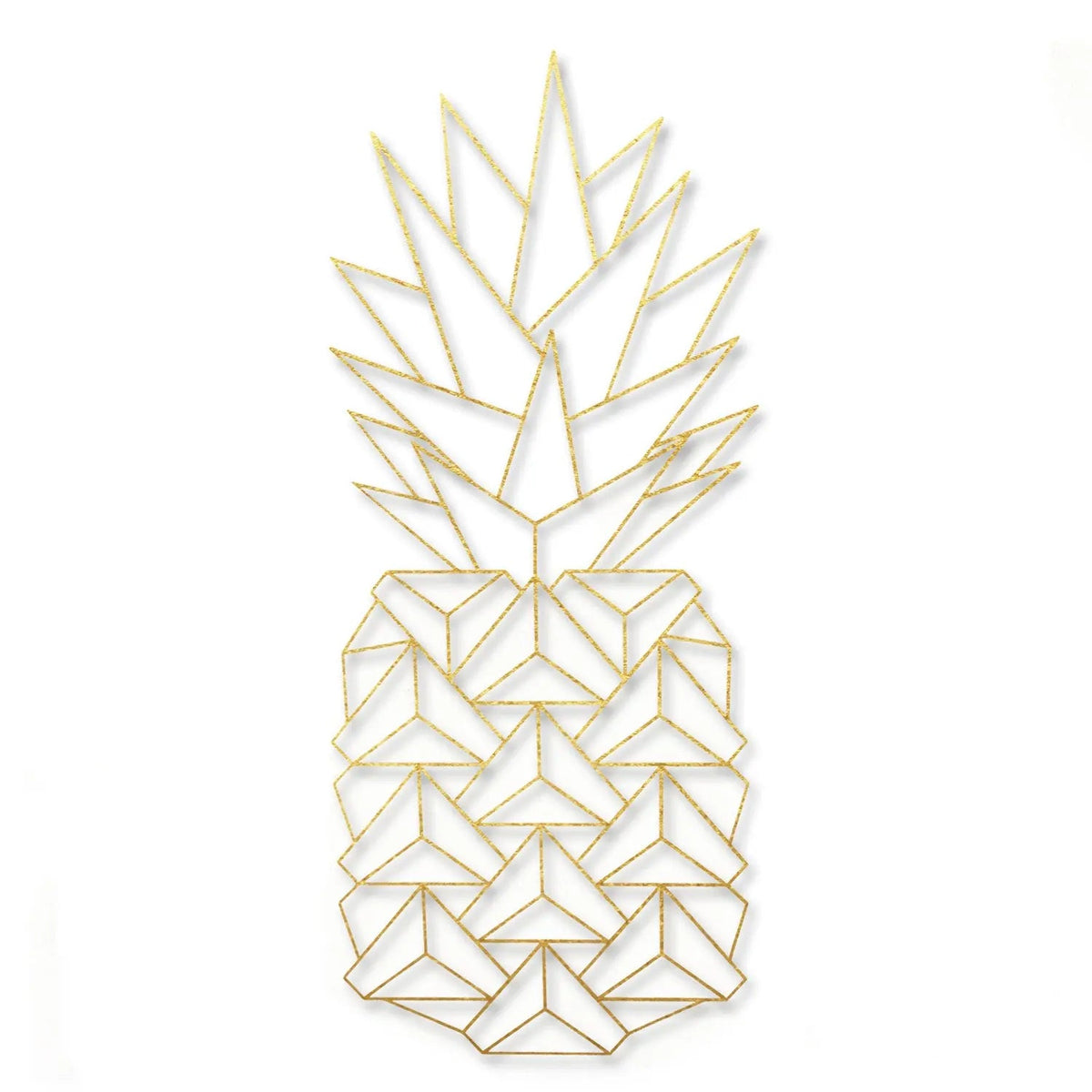 Origami Ananas V2 aus Holz -