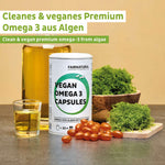 Vegan Omega 3 Kapseln aus Algen