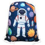 Kinder Turnbeutel Astronaut - weiss