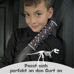 Auto Gurtschutz Dino Skelett