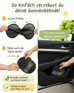 HECKBO Auto-Sonnenblenden Kinder Waldtiere – 2er-Set