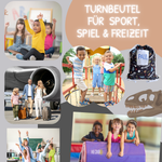 Kinder Turnbeutel Dino Skelett Tasche