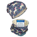 Kinder Beanie Mütze & Loop Set - Pferd