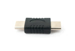 USB 3.1 Adapter Typ C Stecker zu Stecker Kabel in Schwarz | System-S