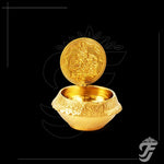 BRASS LAKSHMI KUBER LAMP-7.5" product image 1
