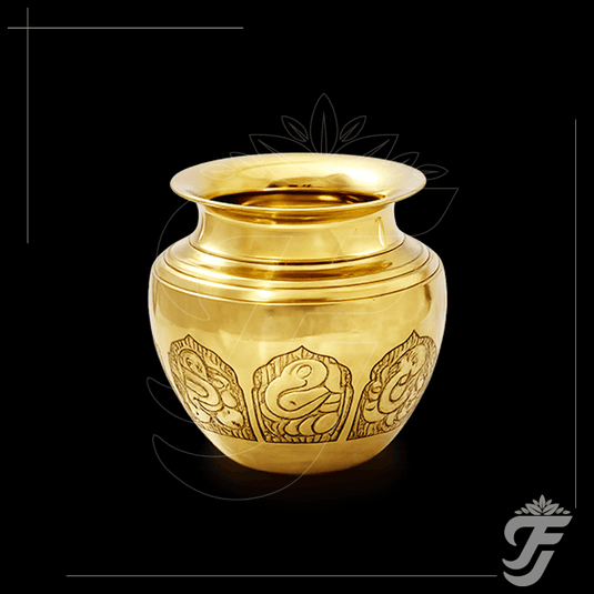 BRASS ASHTA VINAYAK LOTA- 1 PC product image 1