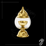 BRASS GLASS LAMP product image 1