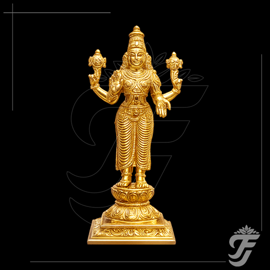 BRASS PERUMAL STATUE - 8 INCH product image 1