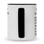Bedruckte Tasse mit Spruch Ruhestand Plan