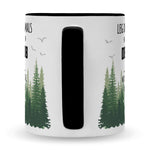 Bedruckte Tasse mit Spruch Leg dich niemals mit mir an