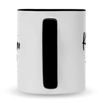 Bedruckte Tasse mit Spruch Konfetti im Herzen