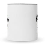 Bedruckte Tasse mit Spruch Konfetti im Herzen