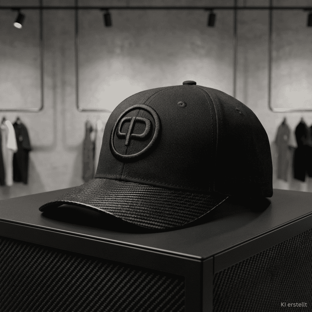 Baseball Cap - Black & Black Carbon