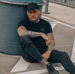 Baseball Cap - Black & Black Carbon