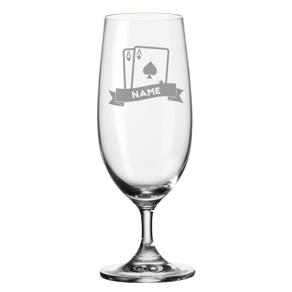 Stölzle Lausitz Bierglas mit Gravur "Asse" mit Namen