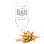 Stölzle Lausitz Bierglas mit Gravur "No. 1 Dad"