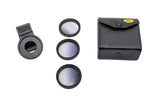 ND Linse Set Neutraldichte Übergang Filter Graufilter mit Clip Tasche Schwarz | System-S