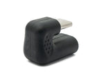 USB 3.1 U Turn 180° Adapter Typ C Buchse zu Stecker Kabel in Schwarz | System-S