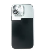 Makro Linse 30x Mikroskop Filter mit Hülle in Schwarz für iPhone 13 Pro Max | System-S