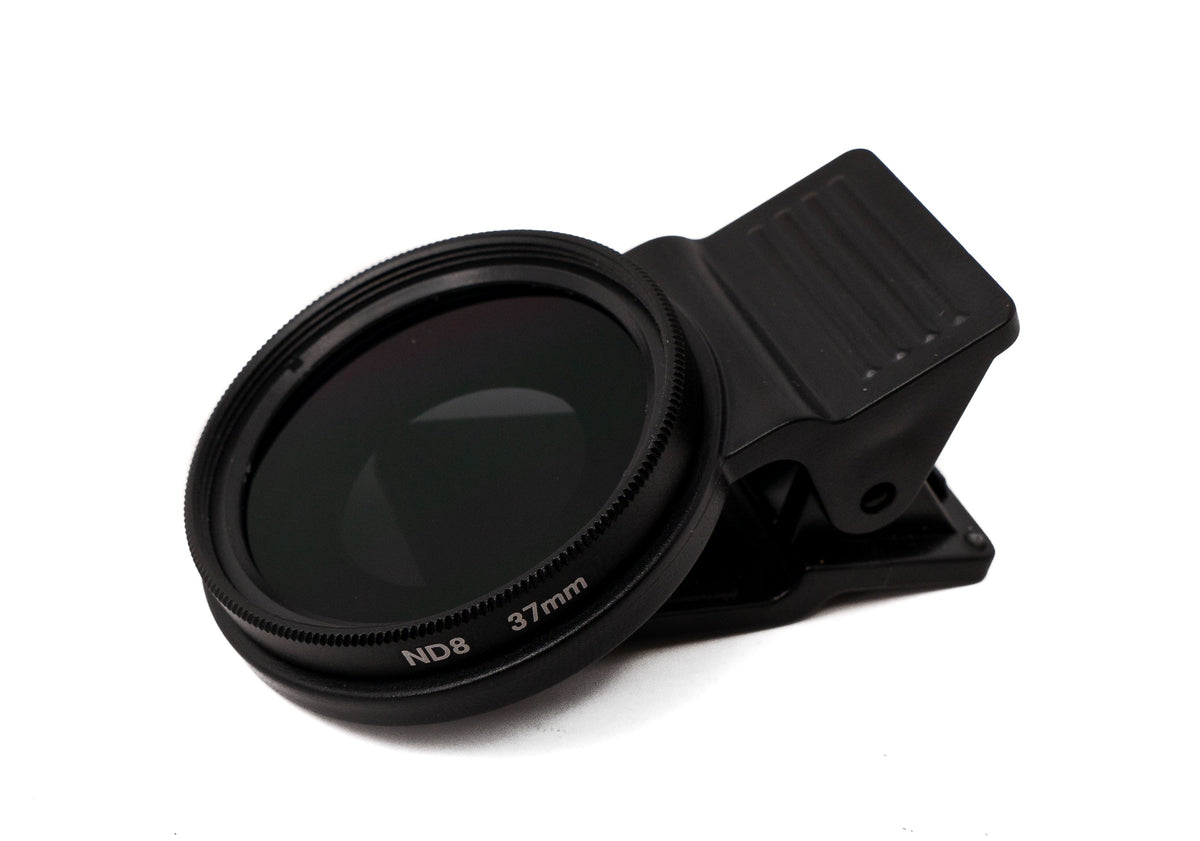 ND Linse Set Neutraldichte Filter Graufilter Kit mit Clip Tasche in Schwarz | System-S