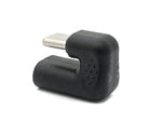 USB 3.1 U Turn 180° Adapter Typ C Buchse zu Stecker Kabel in Schwarz | System-S