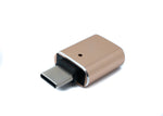 USB 3.1 Adapter Typ C Stecker zu 3.0 Buchse Kabel in Rosa Metallic | System-S