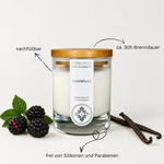 Bromille | Duftkerze Sojawachs – Brombeere & Vanille – süß & fruchtig