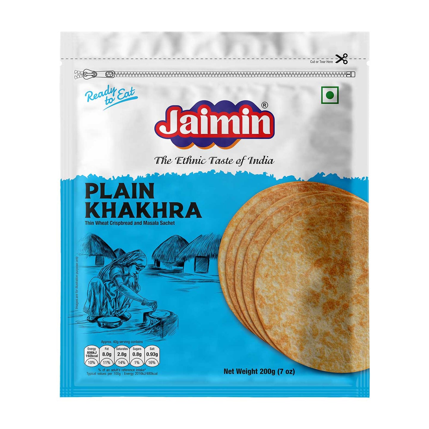 Jaimin Plain Khakhra 200g