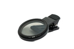 CPL 52 mm Filter Circular Polarizer Linse mit Clip für Smartphone in Schwarz | System-S