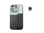 Super Makro Linse 30x 37 mm Mikroskop Filter mit Hülle für iPhone 15 Pro | System-S