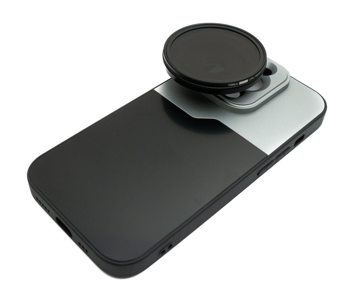 CPL Filter 52 mm Circular Polarizer Linse mit Gewinde Hülle für iPhone 14 Pro | System-S